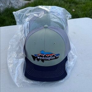Washington Fish Embroidered Cap